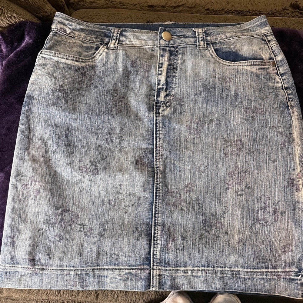 JW pencil Denim skirt-Light Blue Skirt‎
